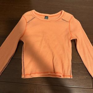 orange seam top